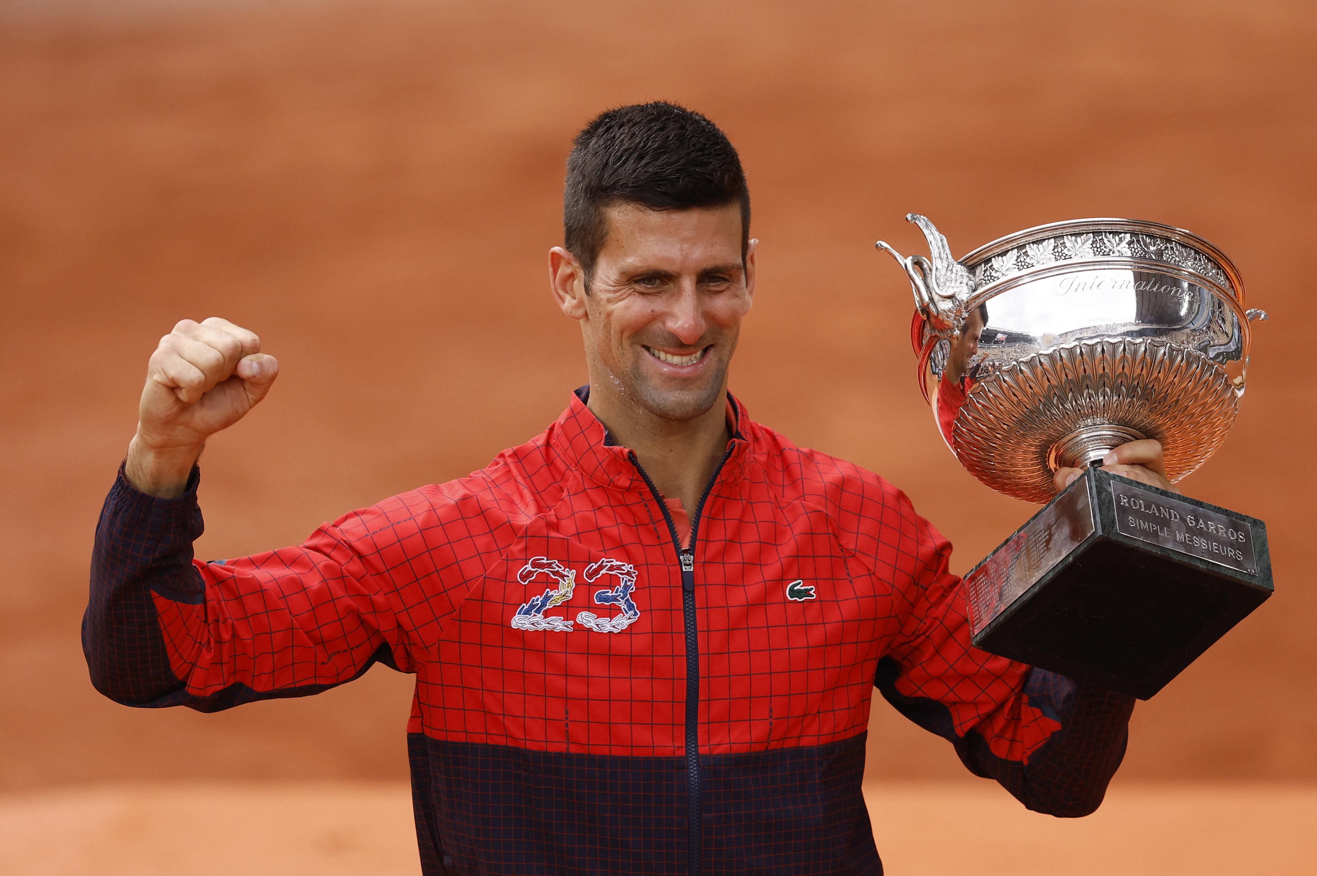 Factbox French Open Men S Singles Champion Novak Djokovic Reuters