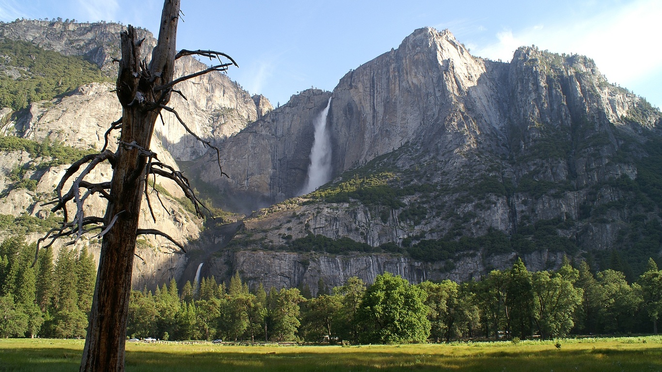 Yosemite Falls Widescreen Wallpaper