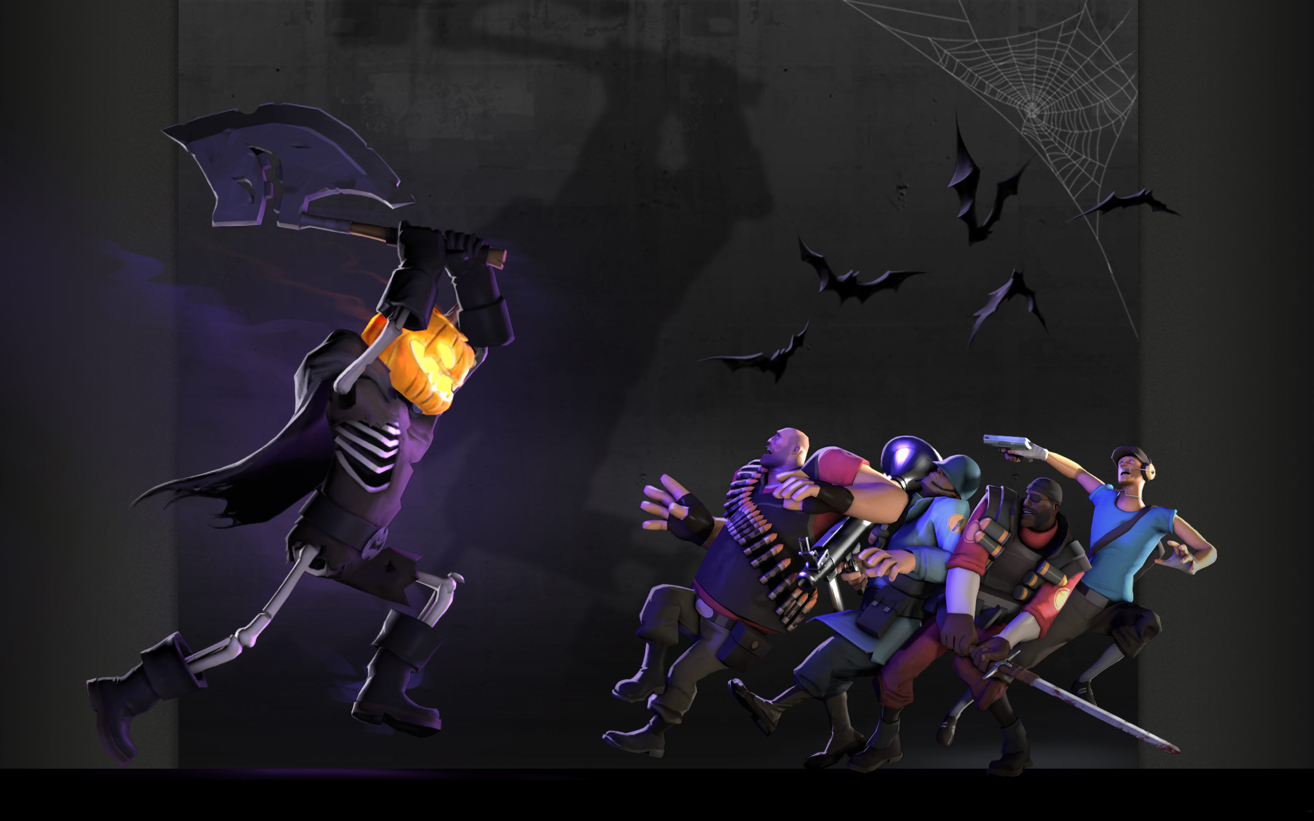 Team Fortress Halloween Google Background