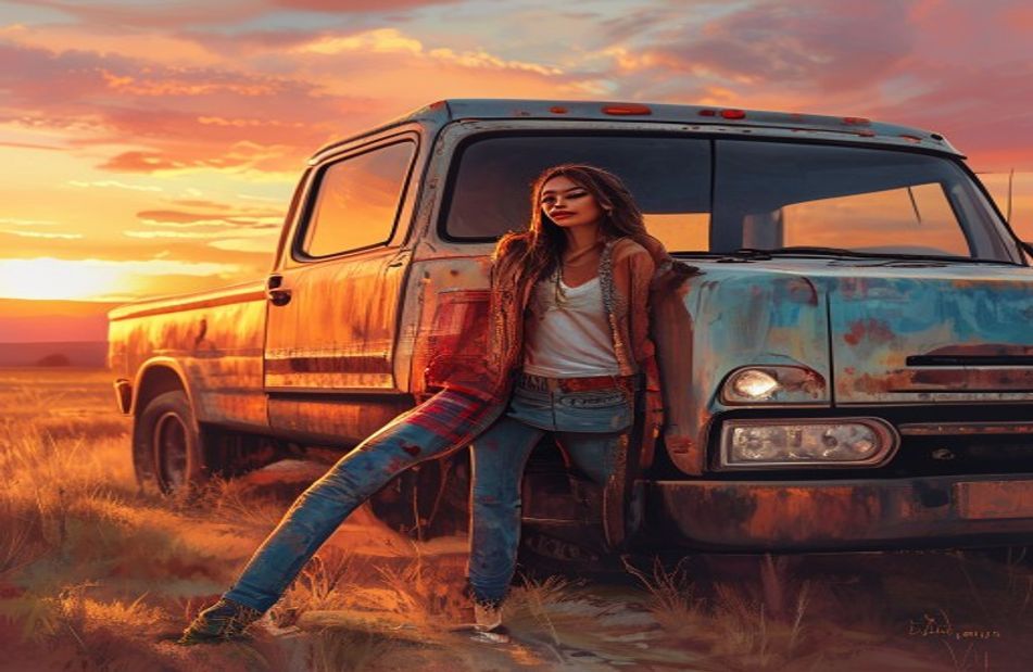 Girls And Trucks Wallpaper