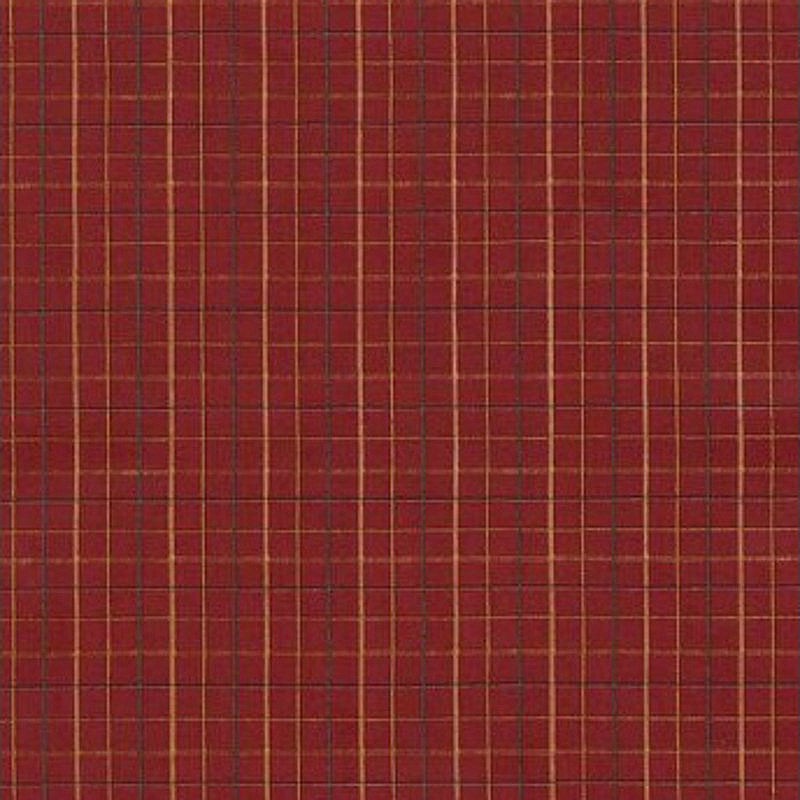Wallpaper Check Plaid Red with Green Yellow Lines Plaid