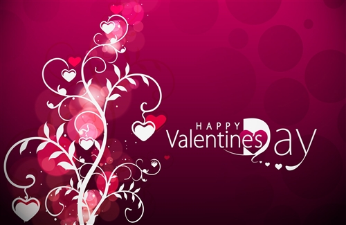 Happy Valentines Day Pink Color HD Photos Famous Wallpaper
