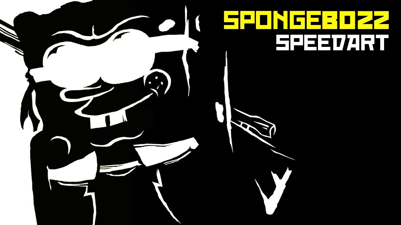Spongebozz Gunshot Wallpaper Speedart Scarface Style