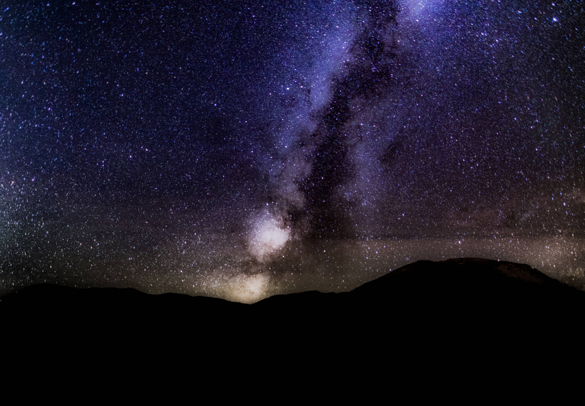 Purple Night Sky Wallpaper
