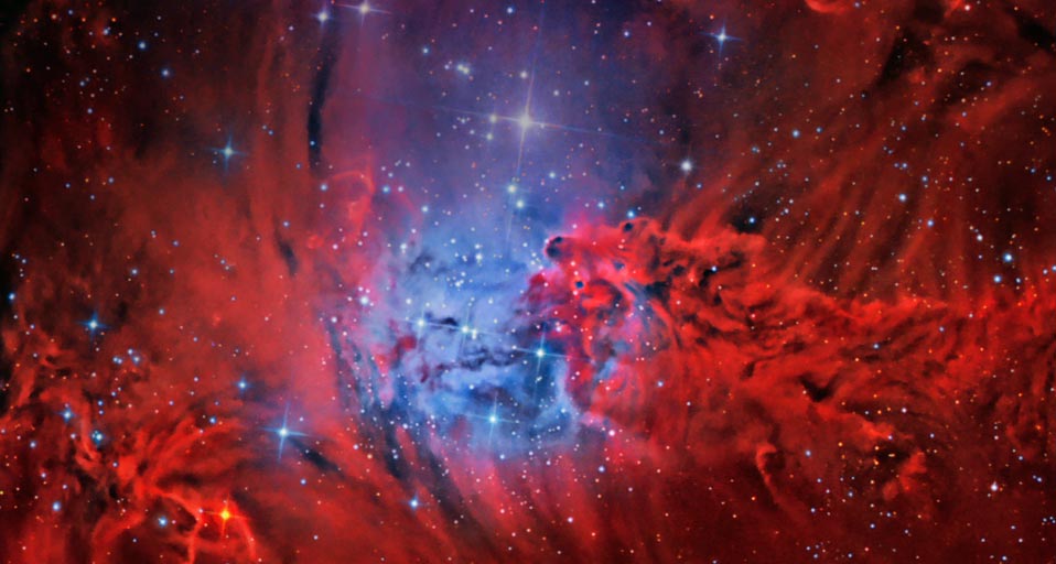Red Foxfur Nebula Fox Fur In The Monoceros