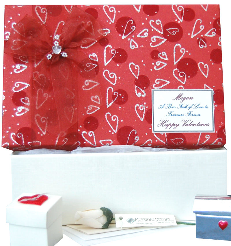 Valentines Keepsake Boxes Personalised