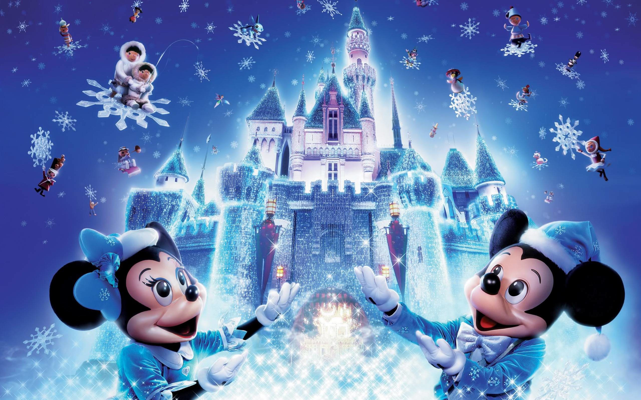 Disney Christmas Background Image