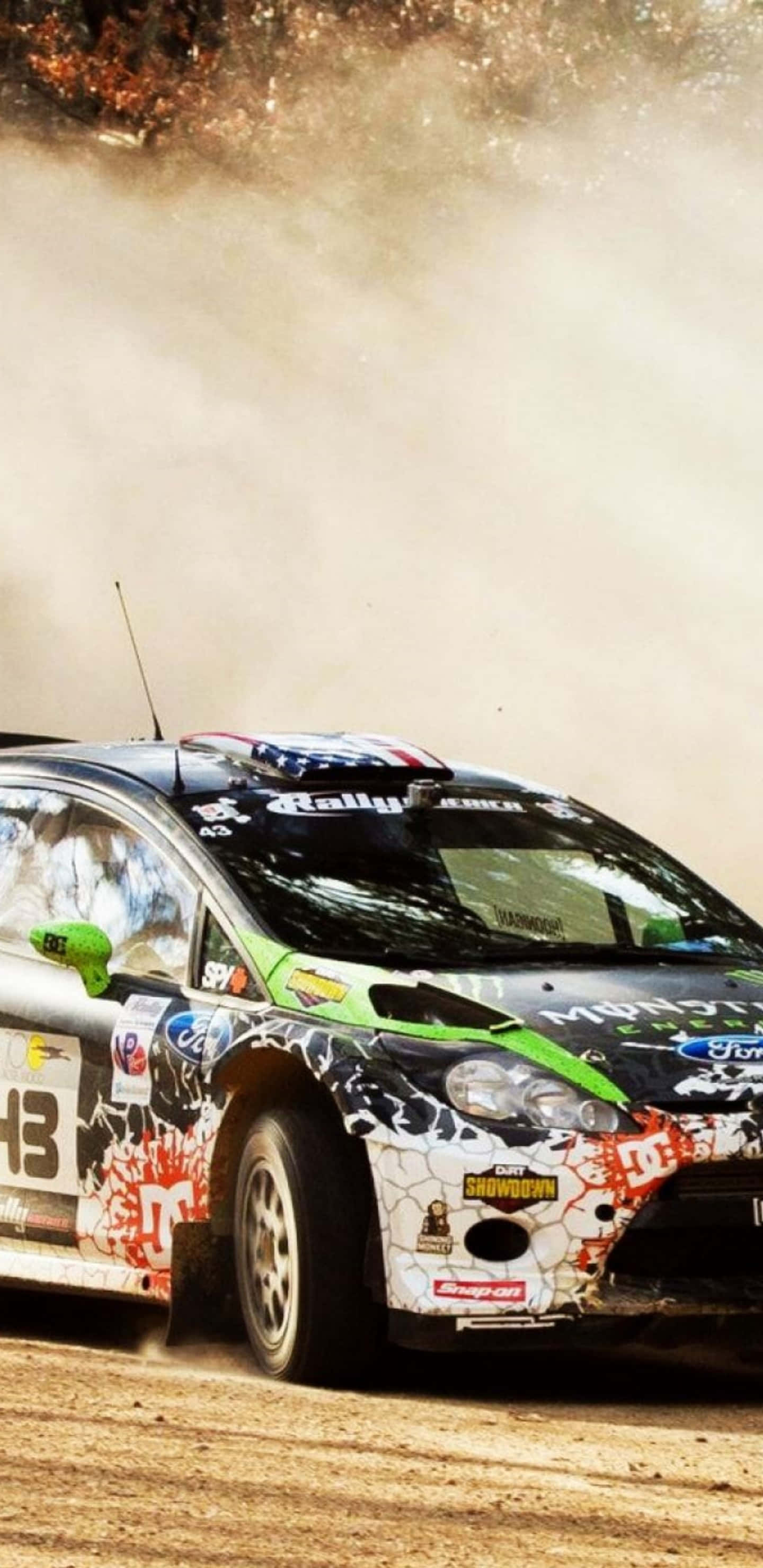 Pixel 3xl Dirt Rally Background Wallpaper