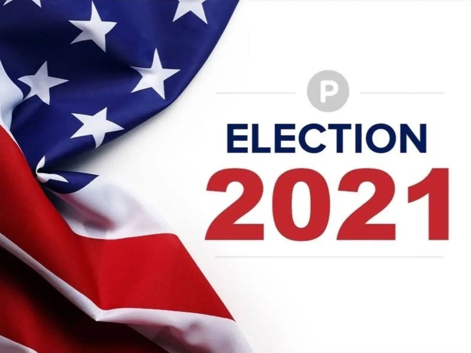 Election American Banner Wallpaper