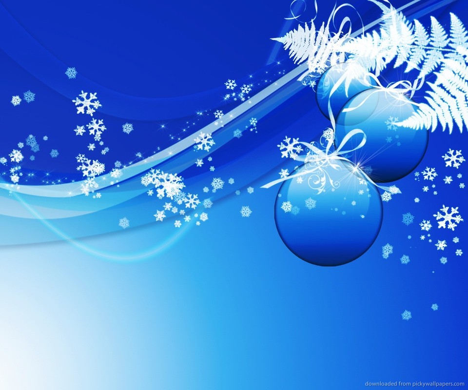 Blue Design Christmas Background Wallpaper For Google Nexus S