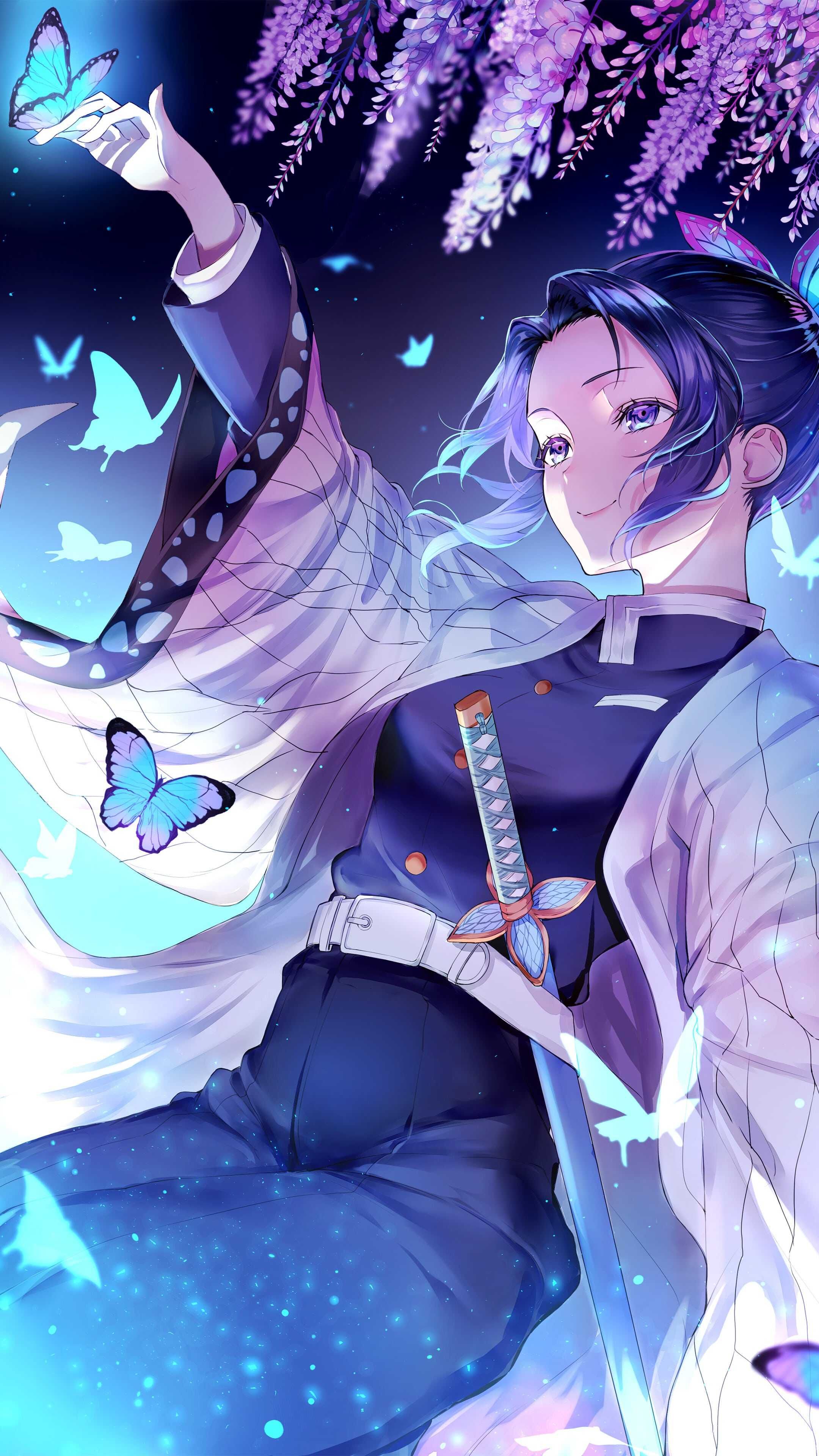 Shinobu Kocho Wallpaper Discover More Anime Demon Slayer Kimetsu No Yaiba Manga