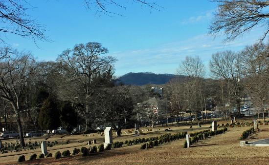 In The Background Picture Of Marietta Confederate Cemetery