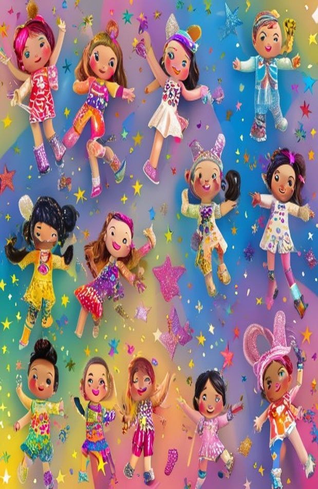 L O Surprise Dolls Wallpaper