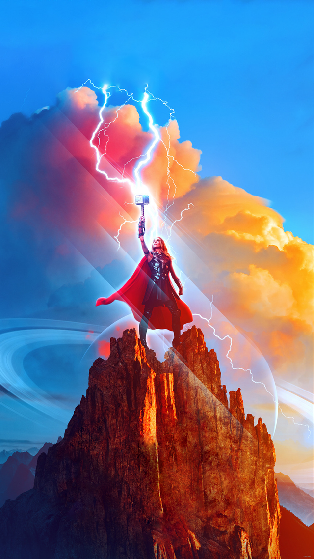 Converted The New Lady Thor Poster From Love And Thunder Into A