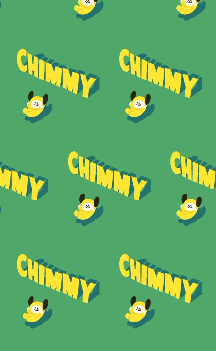 On bt21 Wallpaper Chimmy Tata