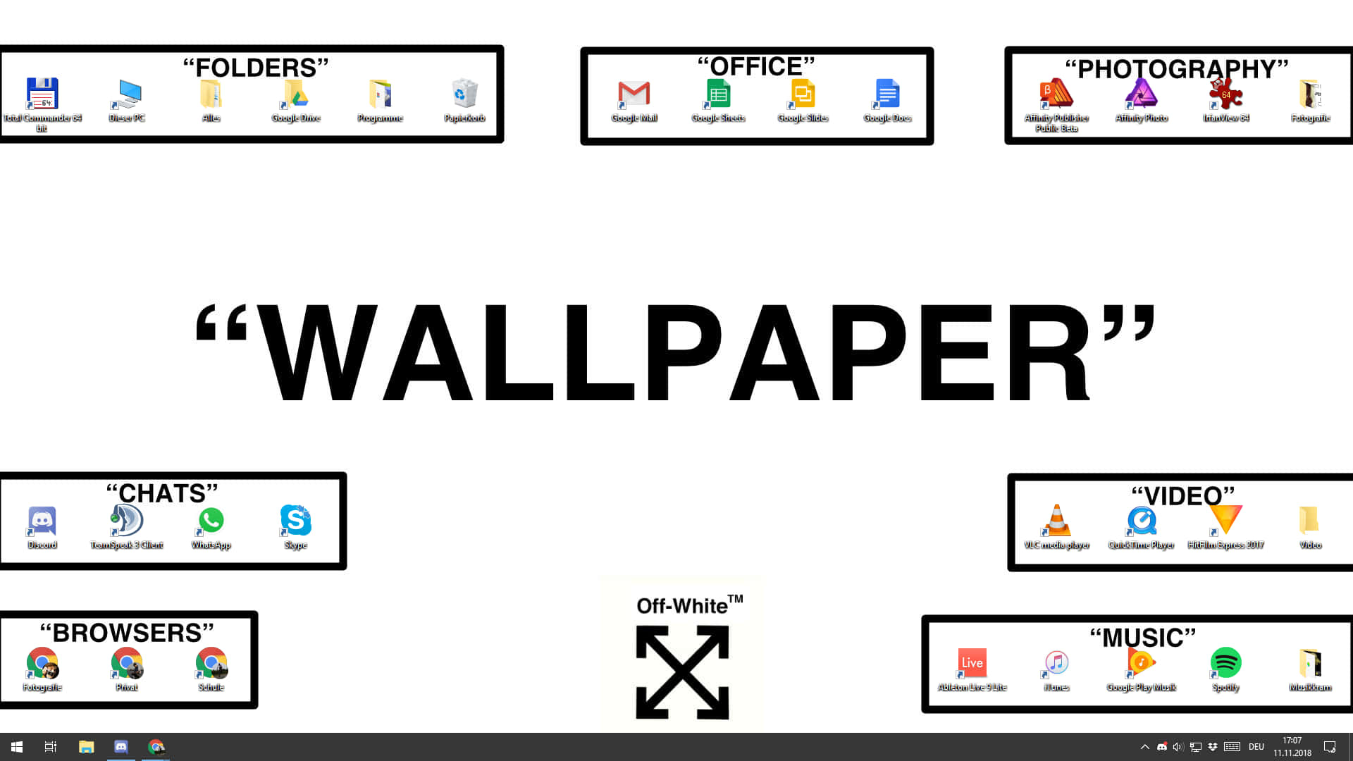 Off White Desktop Wallpaper
