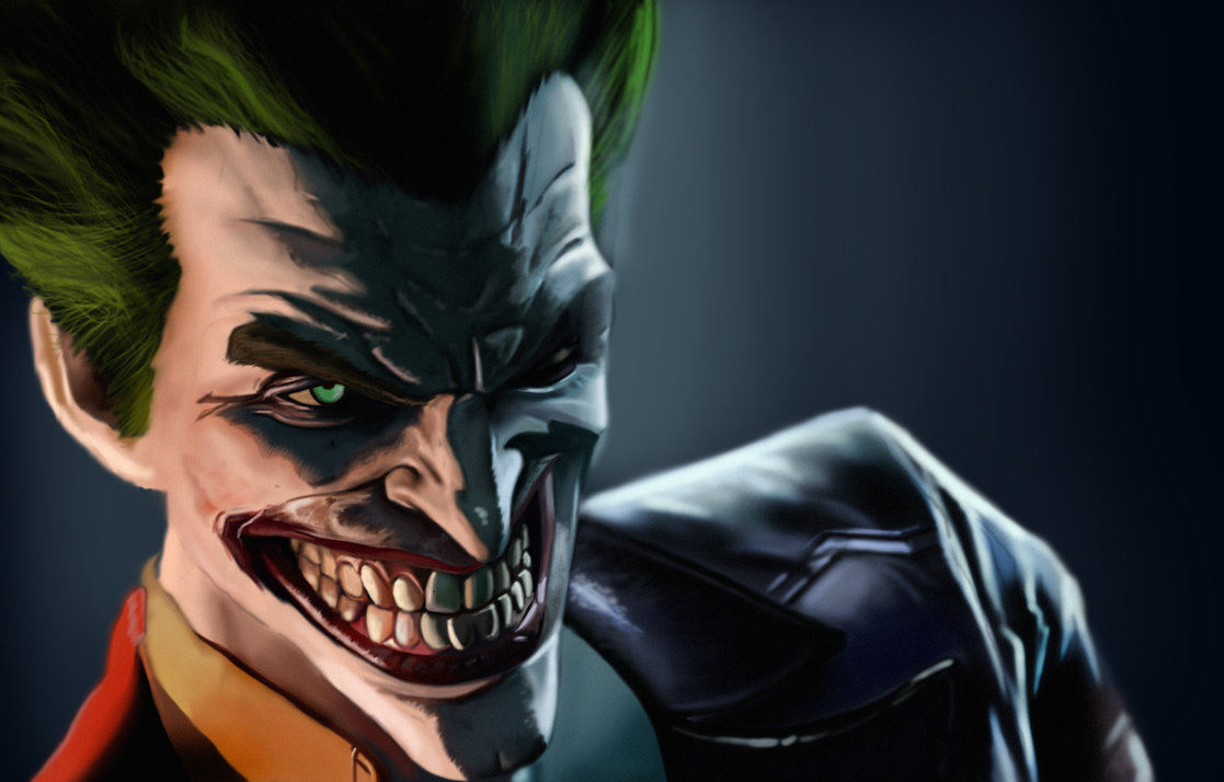 Speedpainting Joker from Arkham Origins by david4815162342 on 1117x714