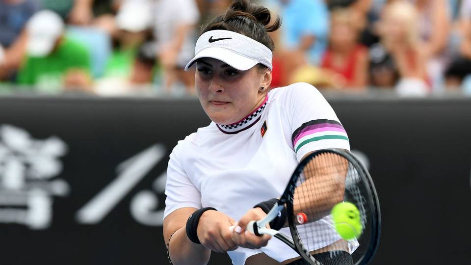 Australian Open Bianca Andreescu Falls In Three Sets To