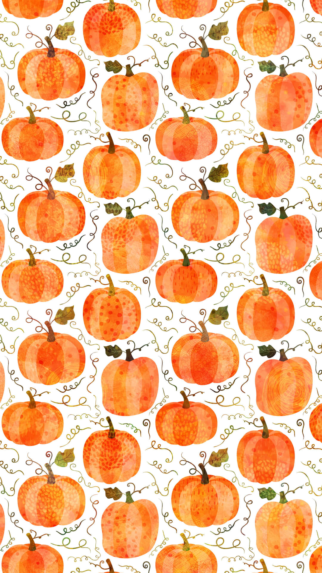 Cute Pumpkin iPhone Wallpaper S