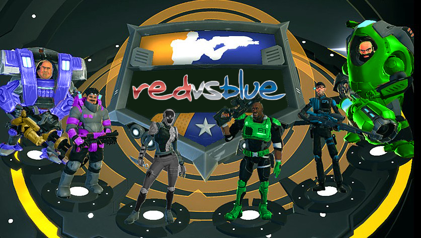 Red Vs Blue Bat Team By Acaroa