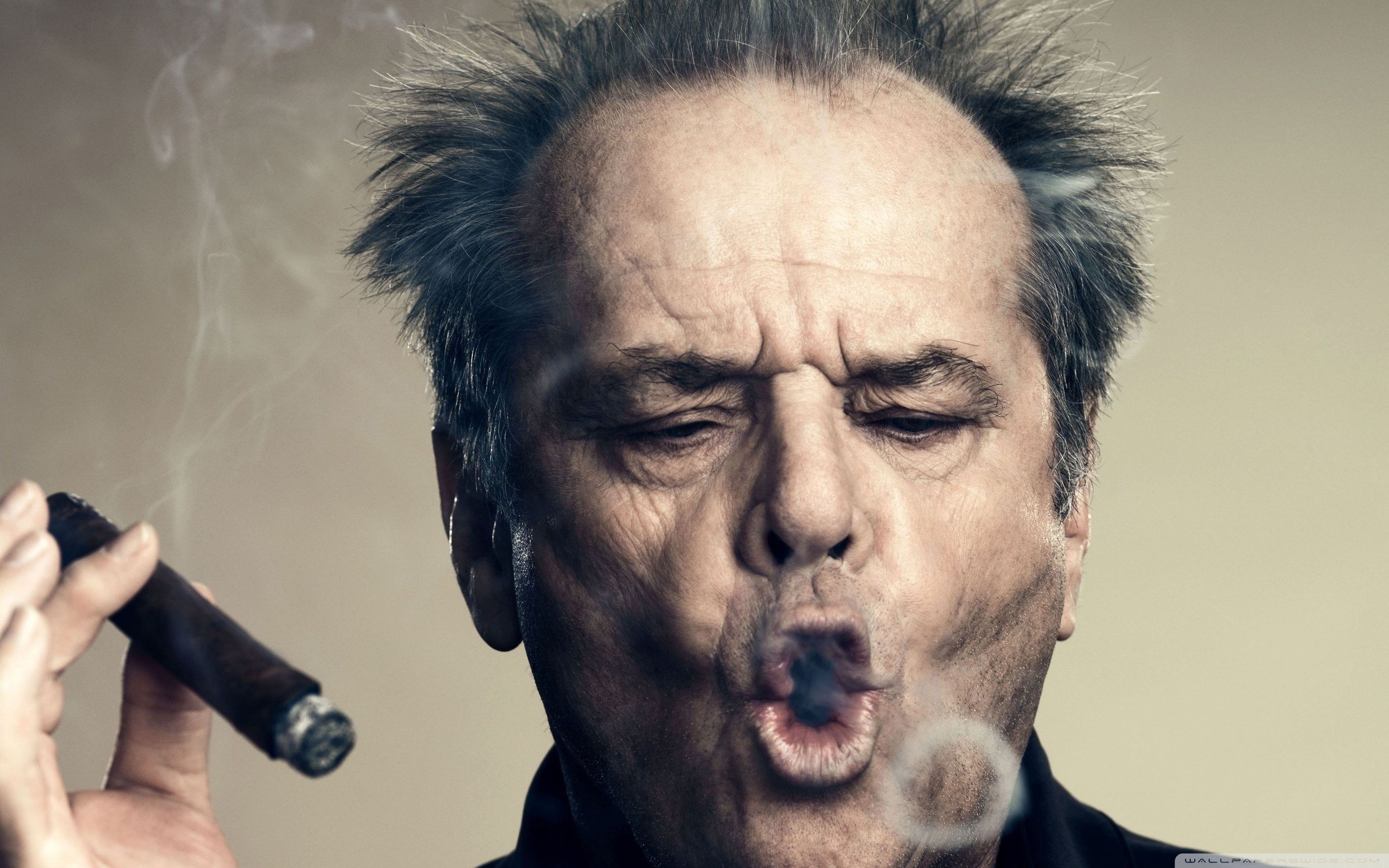 Jack Nicholson Smoking Ultra HD Desktop Background Wallpaper For