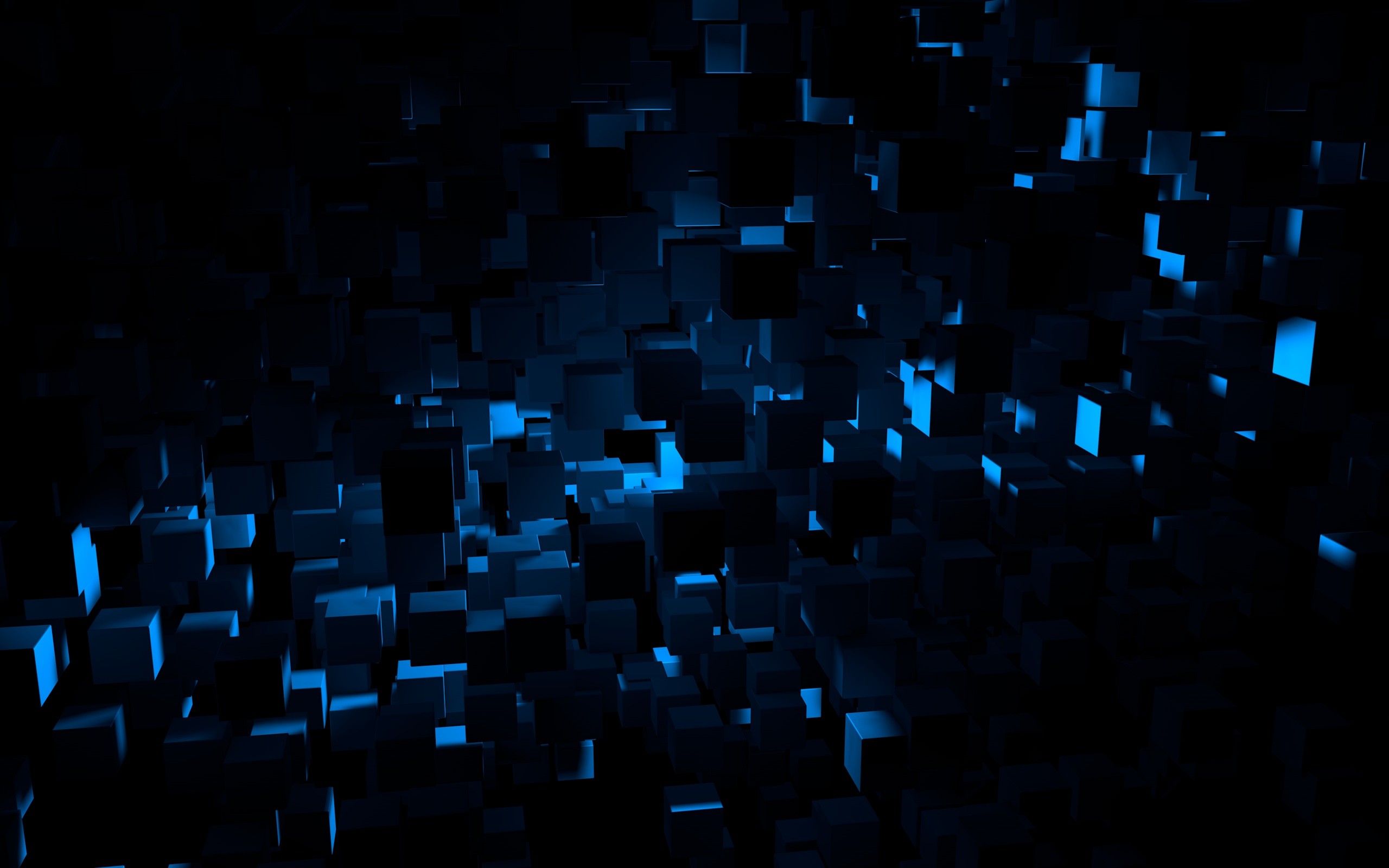 Abstract Animated Cinema4d Blue Light 3d Wallpaper Background