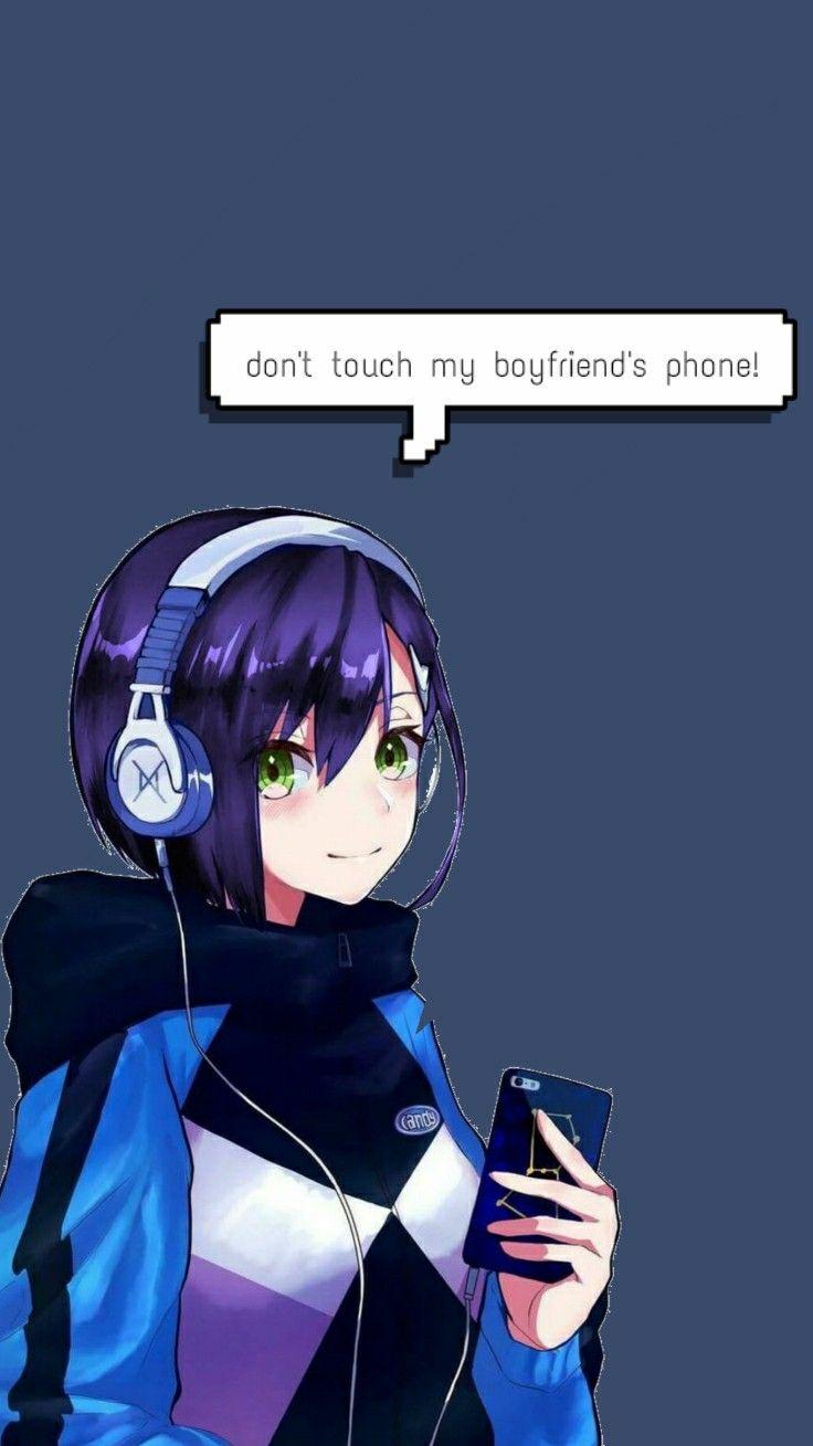 Ichigo Dont Touch My Boyfriend Phone Wallpaper Anime