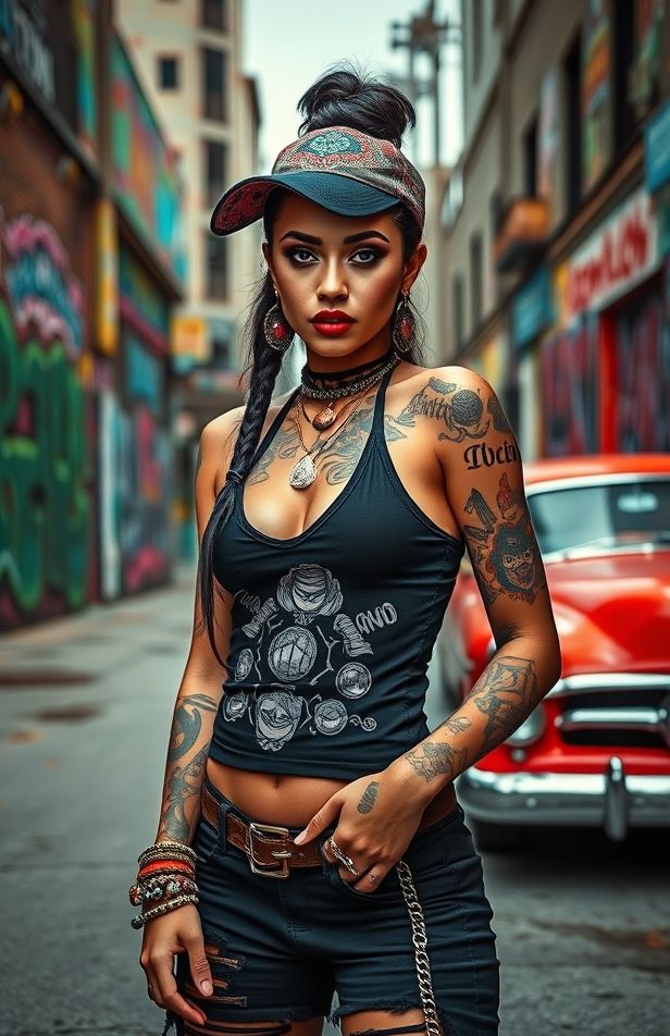 Mexican Gangster Girl Wallpaper