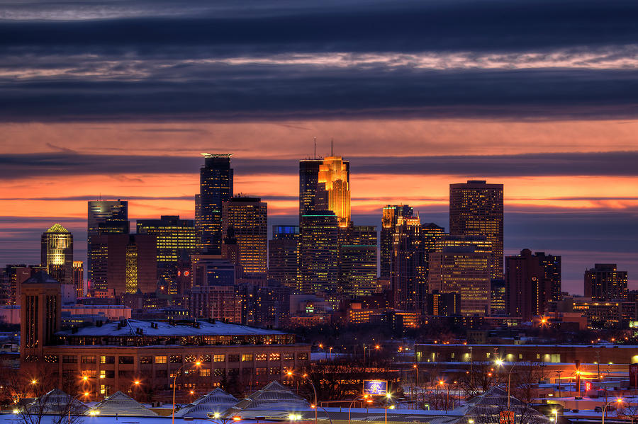 Minneapolis Skyline By Shawn Everhart