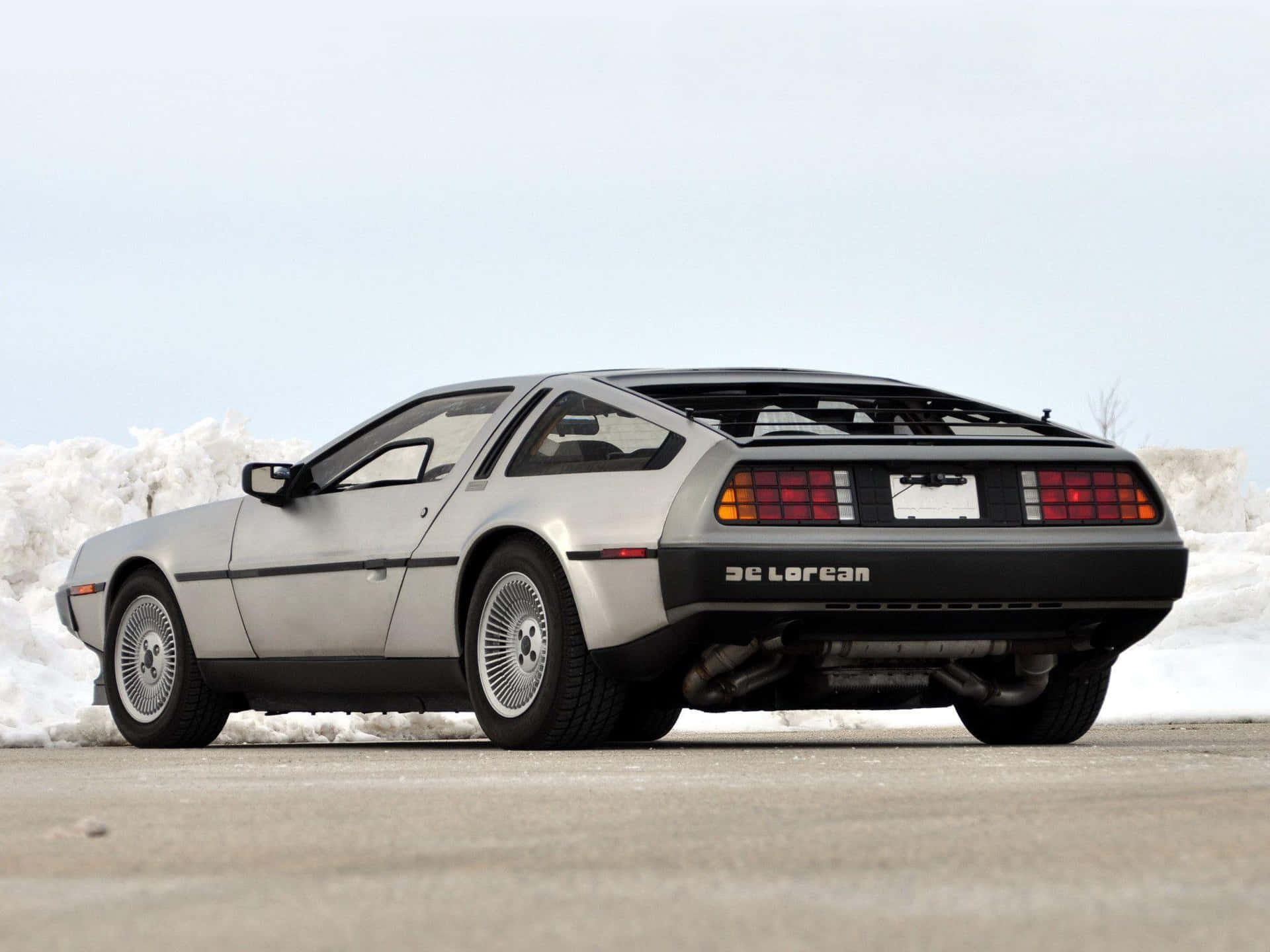 Delorean 4k Wallpaper