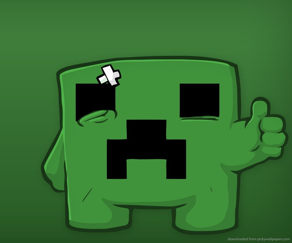 Epic Minecraft Background Sad Creeper For