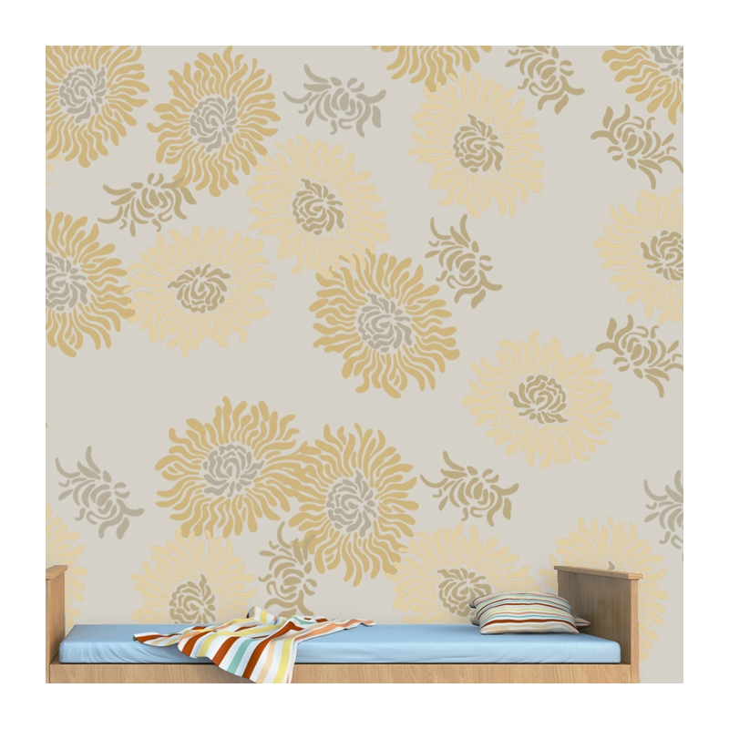 Free download Flower Stencil Jasmin Large size Reusable wall stencil