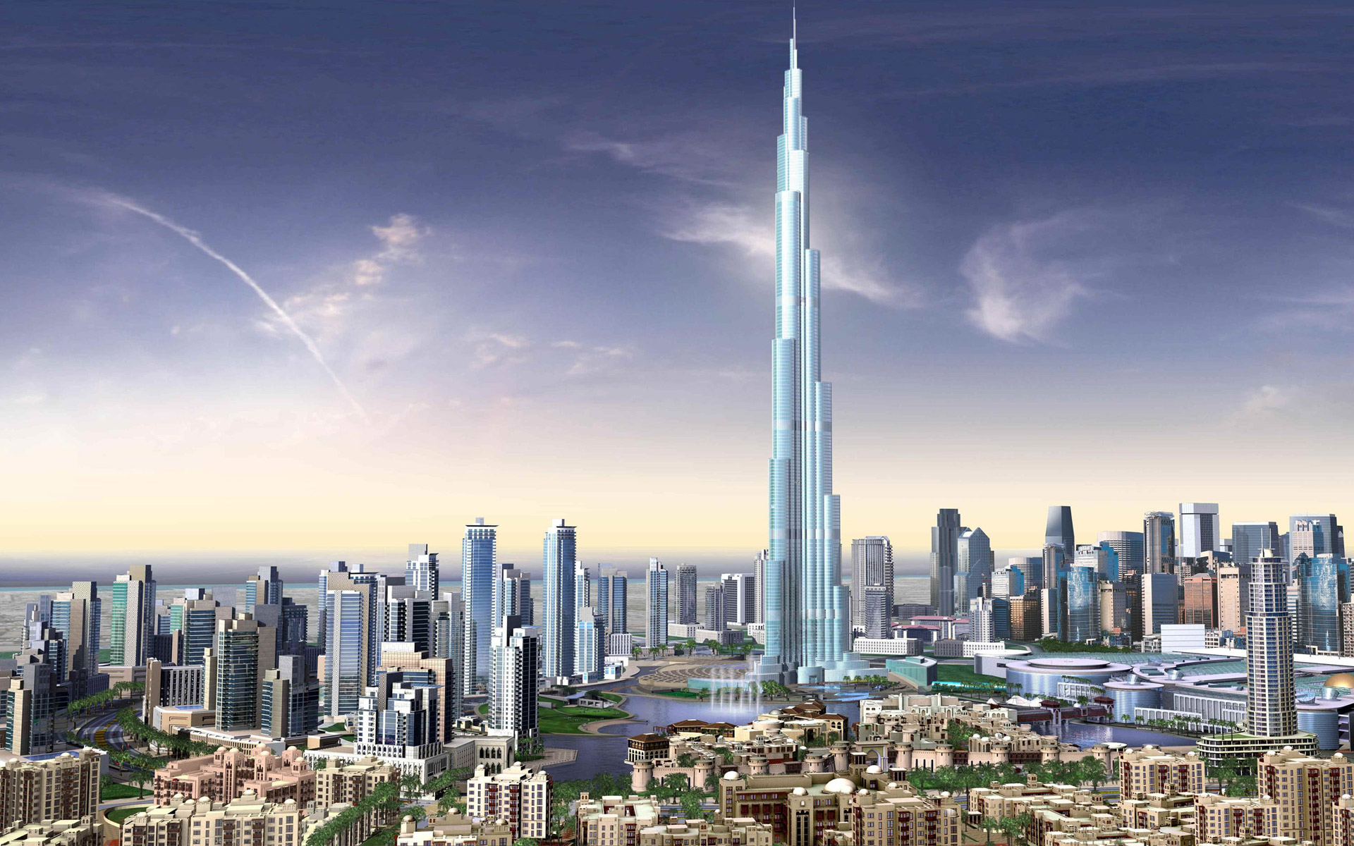Dubai Rascacielos De Emiratos Rabes Unidos Wallpaper