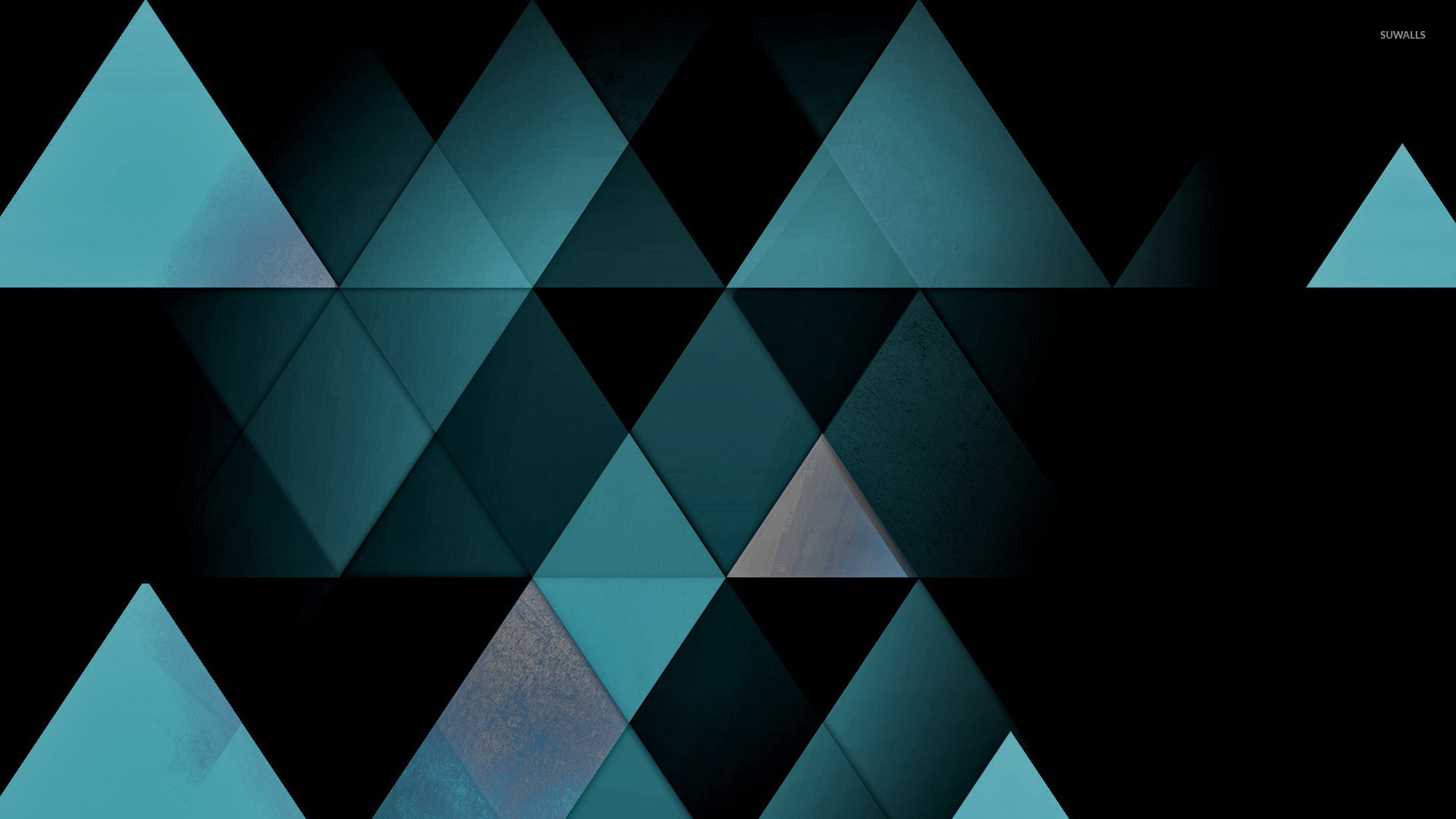 Mosaic Triangles Wallpaper Abstract