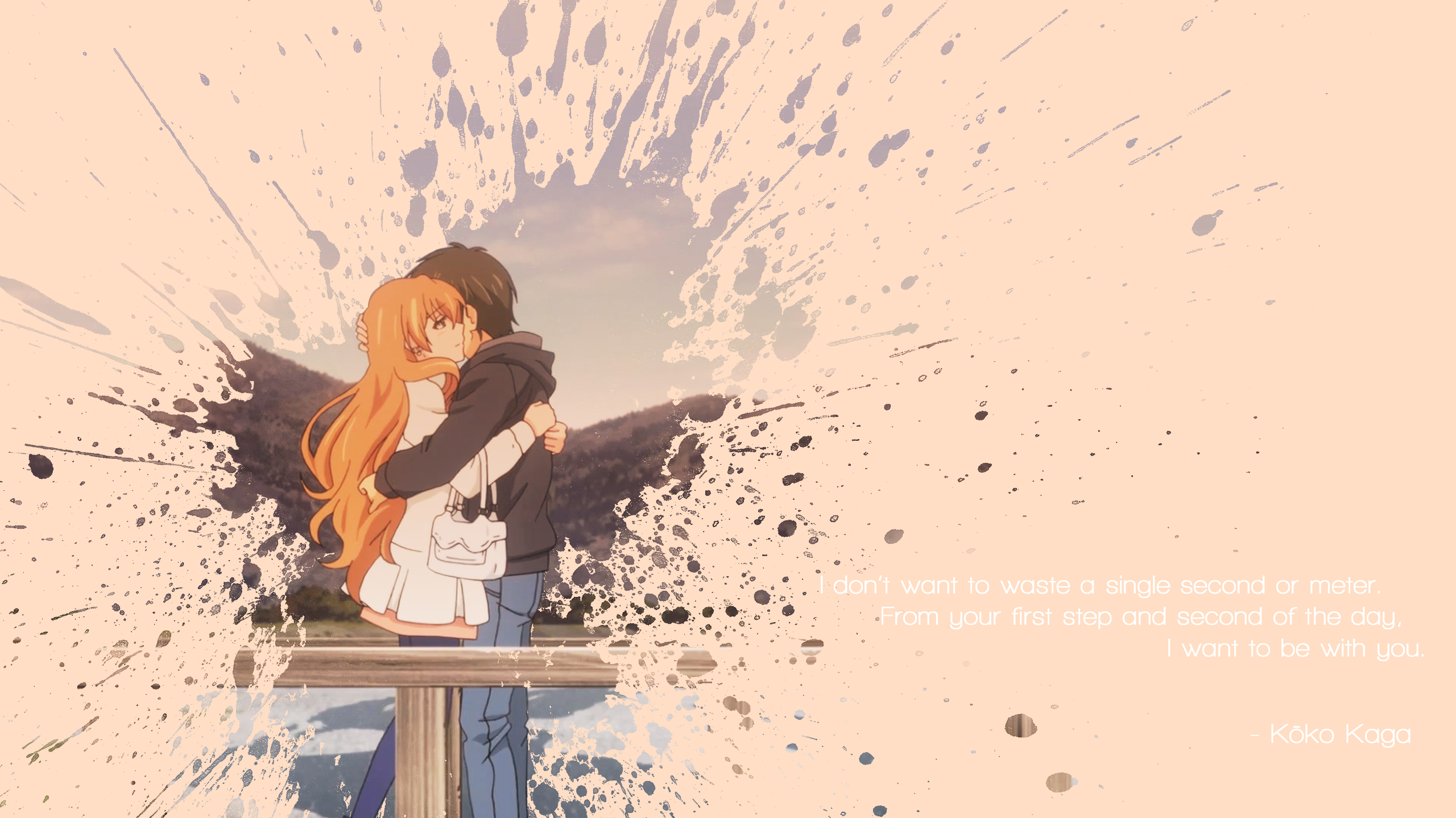Golden Time   I Want to Be With You Wallpaper by 2560x1440