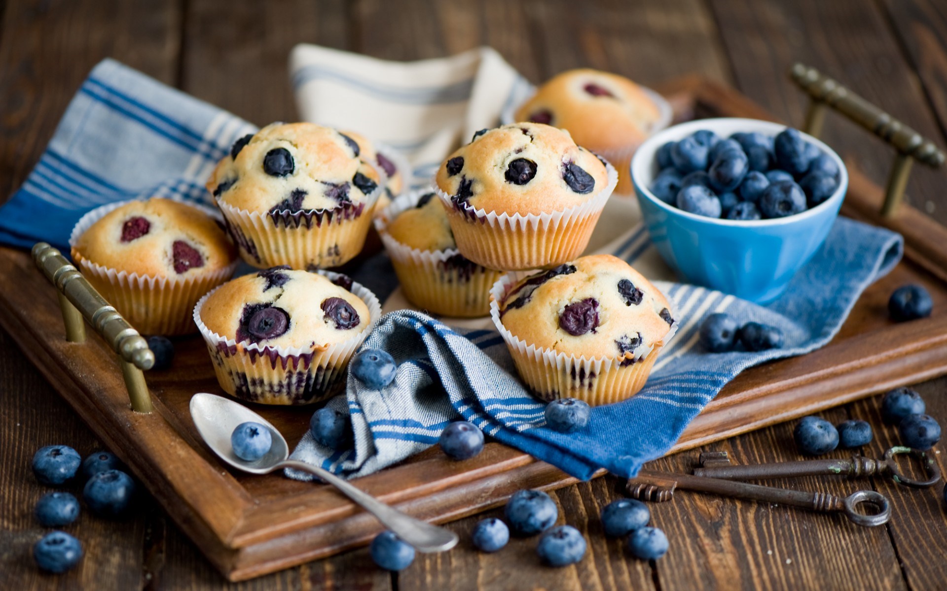 Blueberry Muffin Wallpaper