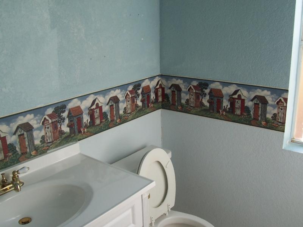 47 Outhouse Wallpaper Borders For Bathrooms On Wallpapersafari