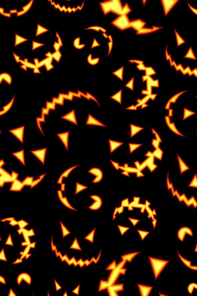 Download wallpaper 1350x2400 jack o lantern pumpkin halloween art  clouds iphone 876s6 for parallax hd background