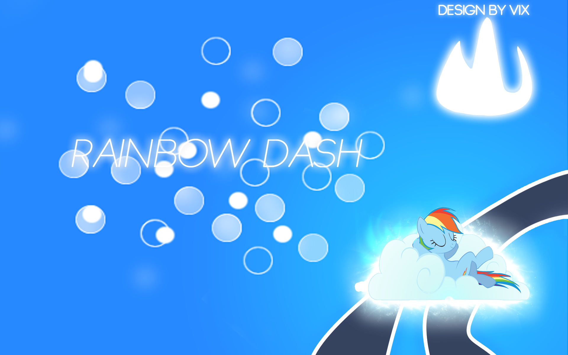 Rainbow Dash HD 1080p Wallpaper By Vixzrr