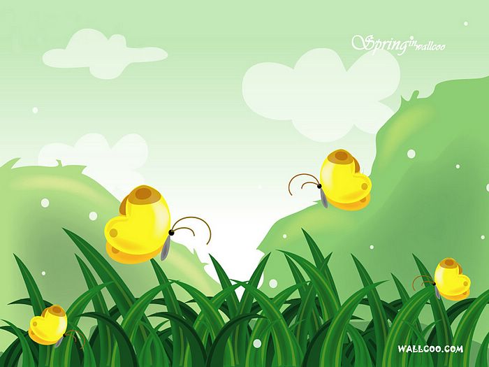 Spring Scene Vector Illustration Of 0164586b
