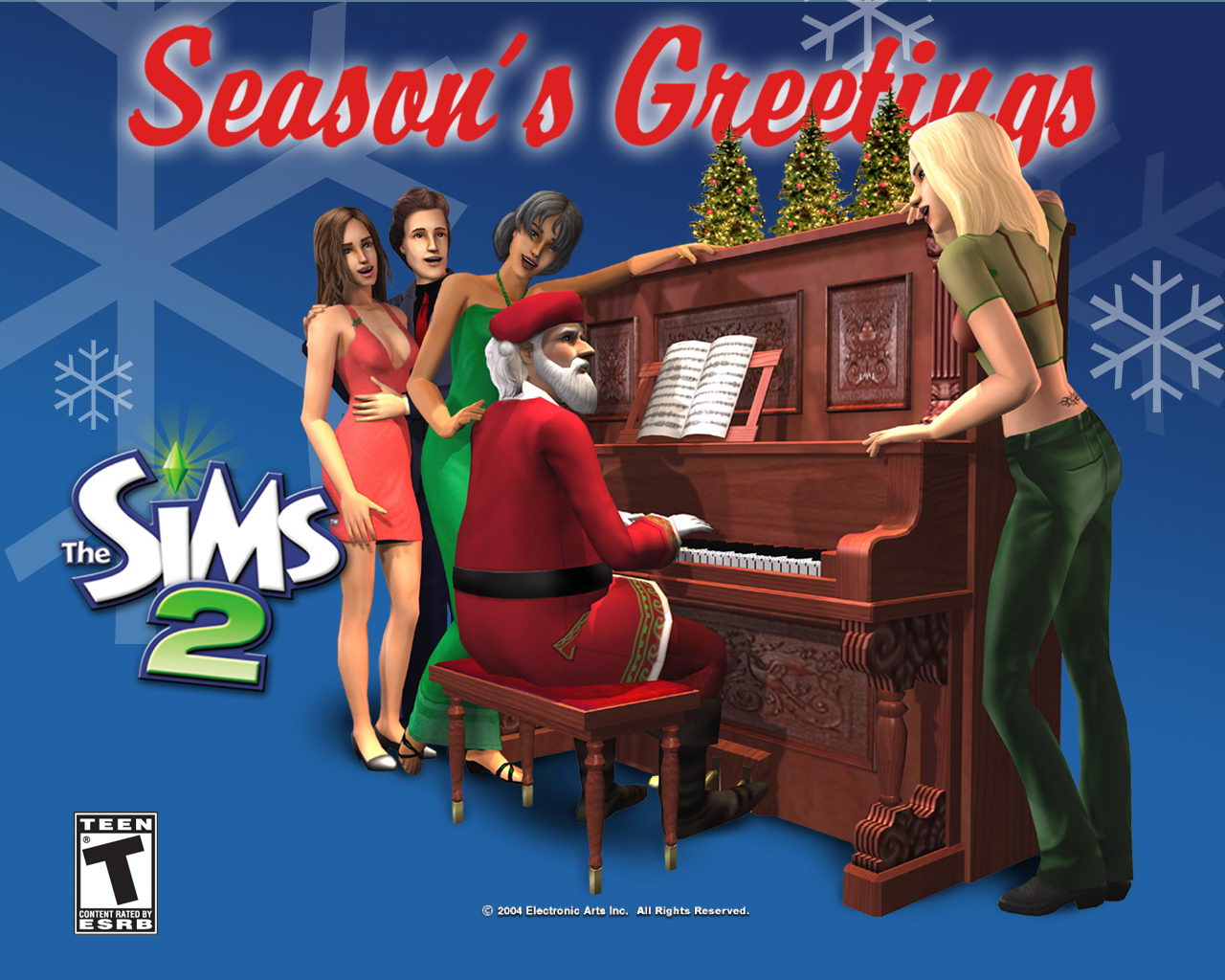Christmas Song Sims Wallpaper Gallery Best Game