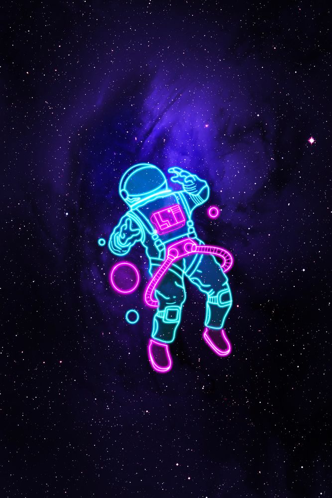 Astronaut Glow Wallpaper Download | MobCup-cheohanoi.vn