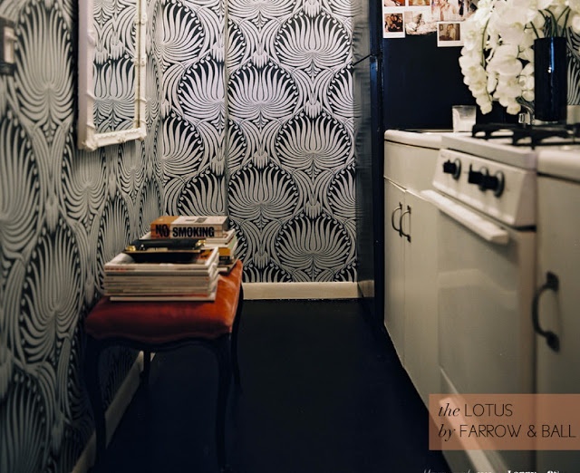 Wallpaper Wednesday Farrow and Ball Lotus Gorgeousness  Love Chic Living