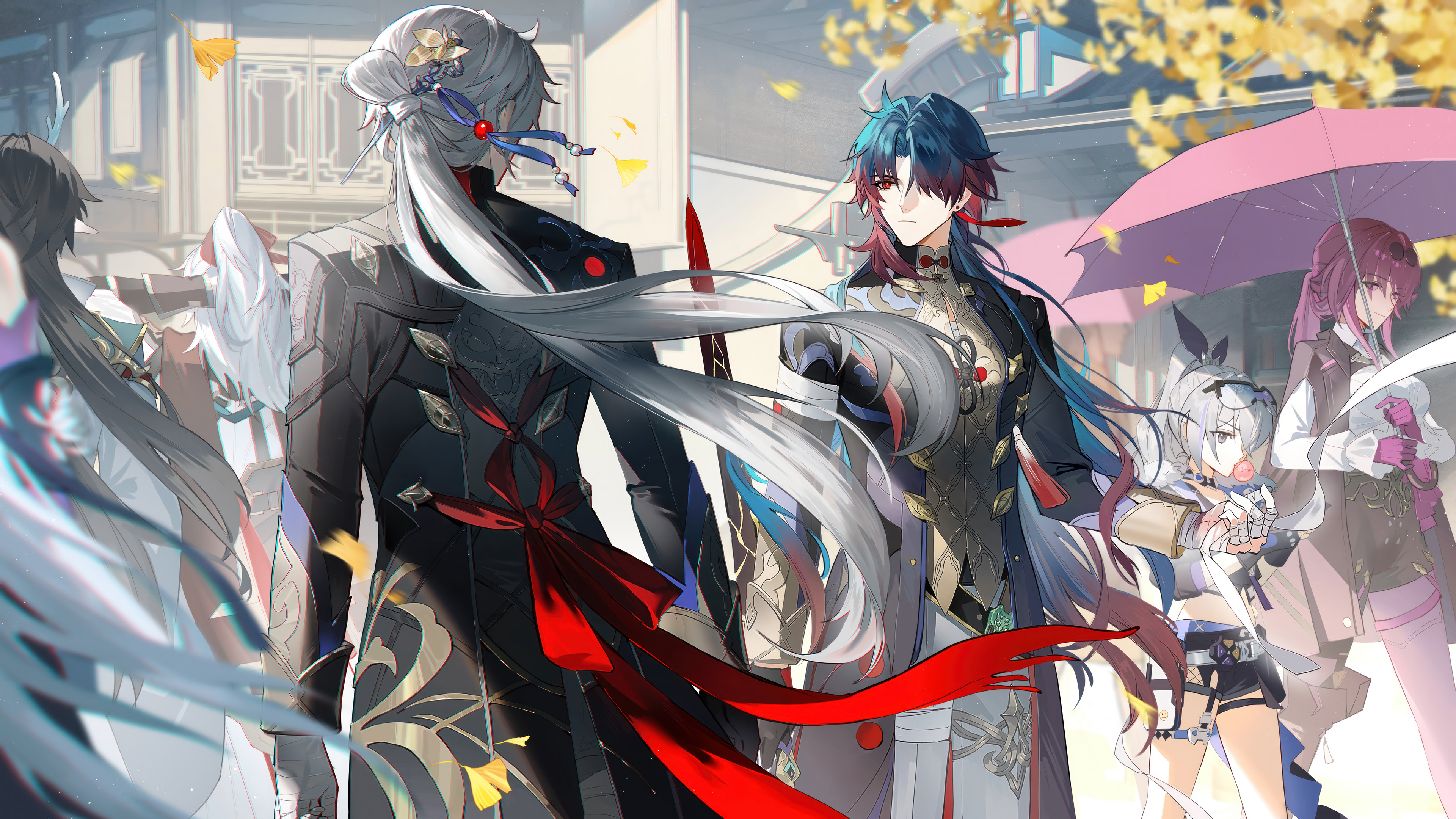 Blade Honkai Star Silver Wolf 4k Wallpaper