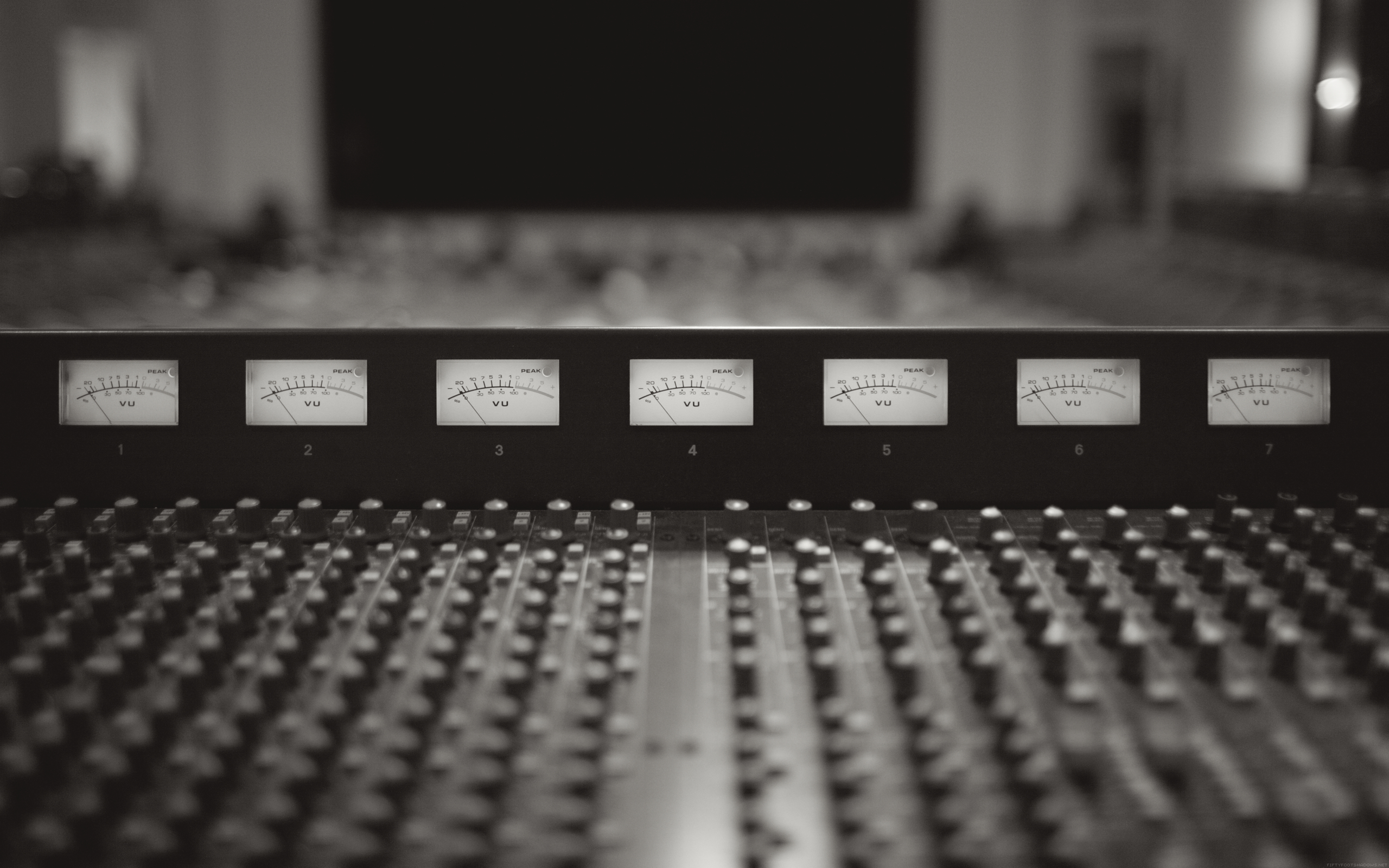 Mixing Console Wallpaper Audio Mixer Sound Board Music Recording