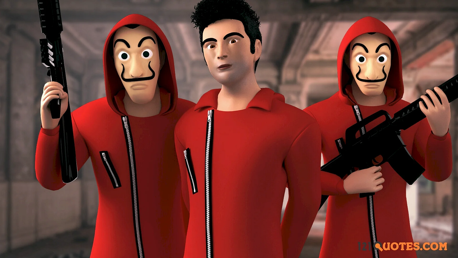 Money Heist Logo Wallpaper