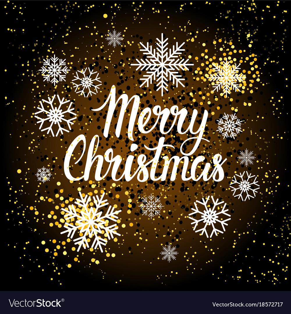 Merry christmas background beautiful white Vector Image