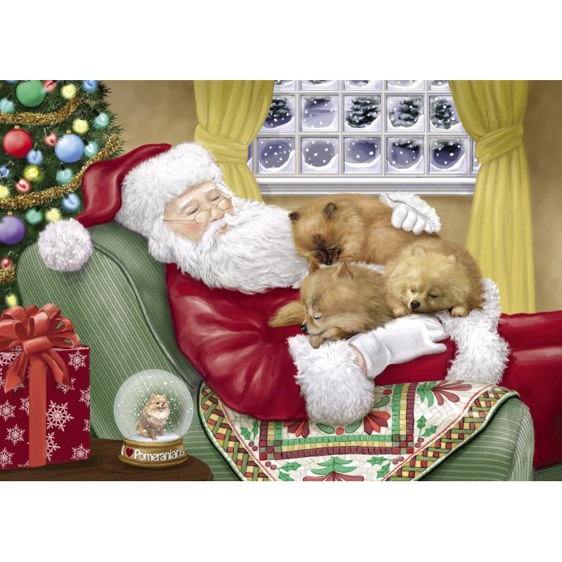 Pomeranian Christmas Cards The Danbury Mint