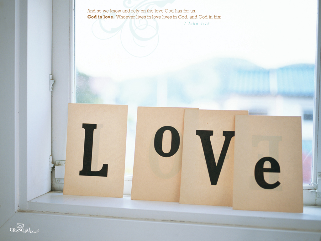 Love Desktop Wallpaper Scripture Verses Background