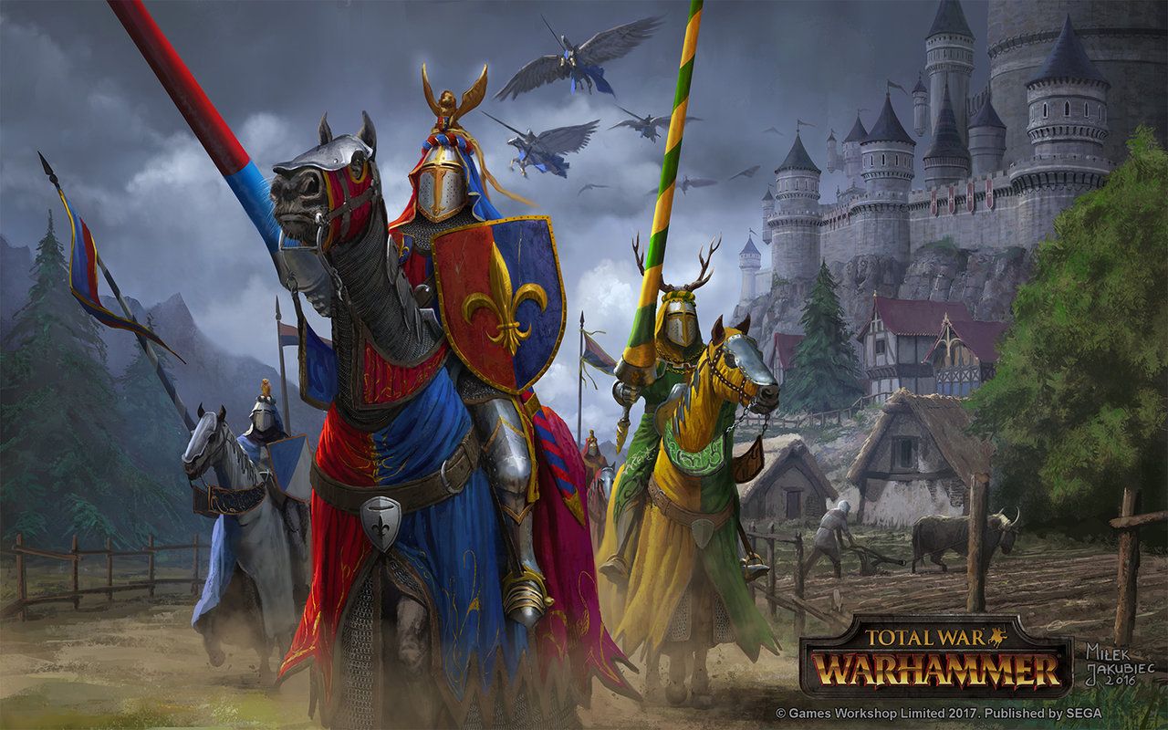 Knights Of Bretonnia By Ethicallychallenged Warhammer Art